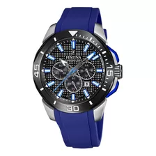 Relógio Festina Chrono Bike Masculino Borracha Azul