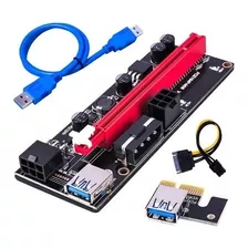 Pci-e Riser Ver009 Com Cabo Usb 3.0 Para Pci Express 16x