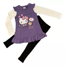 Conjunto Polera+calza Hello Kitty S121050-68