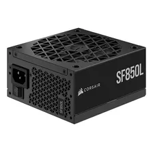 Fuente Real Corsair Sf850l 80 Plus, Color Dorado Y Negro