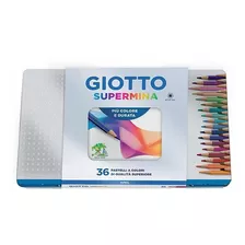 Lapices Giotto Supermina Lata X 36 Unidades Profesional Bic Color Surtidos