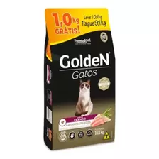 Alimento Golden Premium Especial Castrados Para Gato Adulto Sabor Frango Em Sacola De 10.1kg