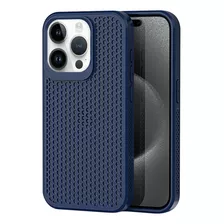 Capa De Dissipação De Calor Azul Escuro Para iPhone 15 Pro