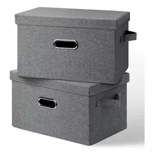 Caja Cesto Organizador Lavable Plegable 2 Unidades