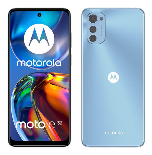 Smartphone Motorola Moto E32 64gb Câmera Tripla Azul