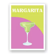 Poster Imprimible Margarita Cocktail Poster Digital Deco