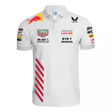 Playera Sergio Perez Redbull F1 Checo Perez 2024 Blanca