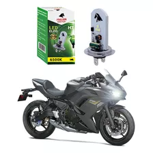 Lâmpada Led H7 Super Branca Kawasaki Ninja 650r 649cc 2011