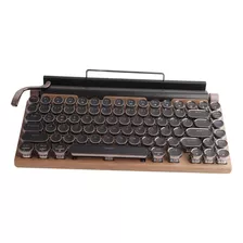 Teclado De Máquina De Escribir 83 Teclas Vintage Inalámbrico