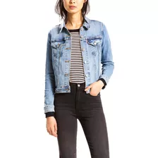 Casaca Mujer Lisa Botones Azul Levis 29945-0012