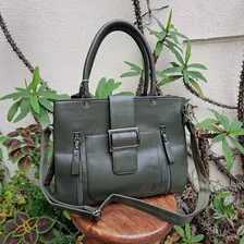 Bolsa Feminina Ombro Elegante Trabalho Viagem Social Nova Cor Verde-escuro