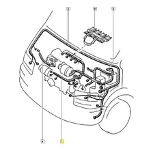 Chicote Do Motor Com Ar Renault Master 2009 A 2012 2.5 Usado