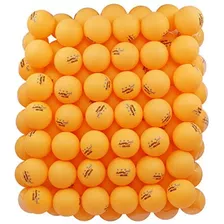 100 Pelotas De Ping Pong De Práctica Naranja De 3 Estr...