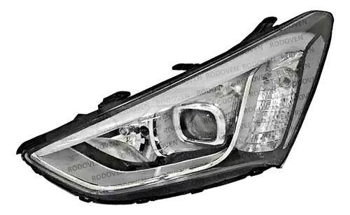 Optico Izquierdo Para Hyundai Santa Fe Con Led 2013 2015 Foto 3