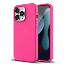 Funda Para iPhone 13 Pro Max - Rosa De Silicona