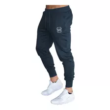 Calça De Moletom Masculina Slim Academia Wooks Sem Juros M10