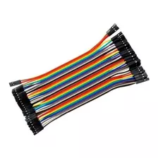 Cabo Wire Jumper Conector Fêmea / Fêmea 10cm 40 Vias