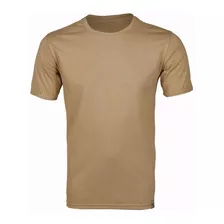 Camiseta Soldier Masculina Tática Bélica Algodão Coyote Lisa