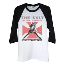 Polera Raglan 3/4 The Cult Sonic Temple Wor Rock Abominatron