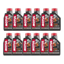 Aceite De Motor A Gasolina 4 Tiempos Motul 7100 10w40 12 Pz