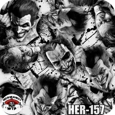 Coringa Dark Película Pintura Hidrográfica Her-157