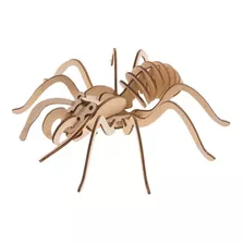Rompecabezas De Madera 3d, Modelo Insecto, Araña.