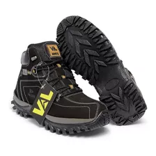 Bota Carter Adventure Gel Couro Legítimo Kit Cinto+carteira