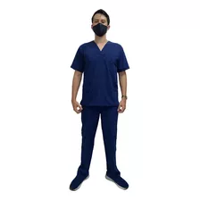 Conjunto Uniforme Médico Hombre Antifluido-elastano