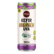 Kefir Orgânico Suco De Uva Leveduras Probióticos É Bom 250ml