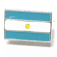 Prendedor Pin Bandera Argentina Esmaltada - Acero Quirurgico