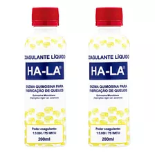 2 Coagulante Liquido Ha-la Coalho 200ml Queijos