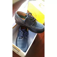 Oportunidad Zapato Niño Náutico T29 Azul Impecables 