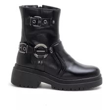 Bota Coturno Com Fivelas Confortável Oferta Envio Rápido