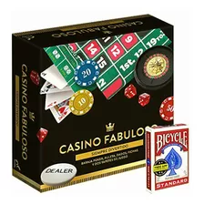 Novelty Corp Paquete De Casino Fabuloso Nocturno, Mas Baraja
