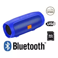 Mini Caixinha De Som Via Bluetooth Com Microfone Fm Usb Sd