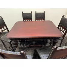 Comedor Con 6 Sillas Antiguo