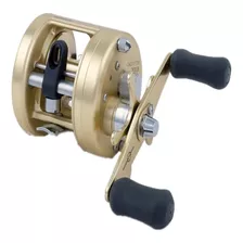 Reel Rotativo Shimano Caius Calcutta B Izquierdo Color Dorado