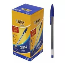 Caneta Esferográfica Bic Azul Com 50 Unidades 