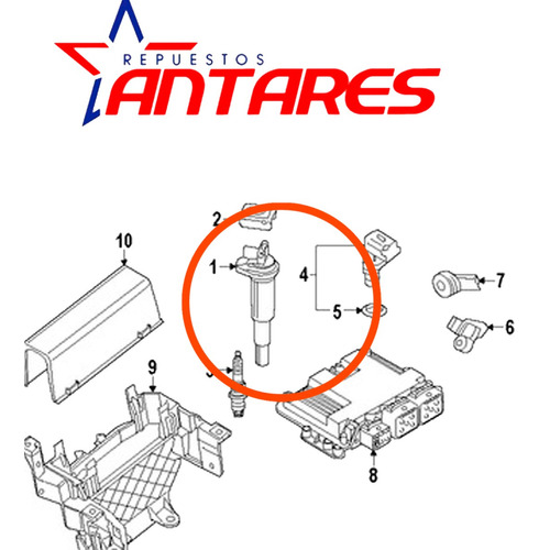 Bobina Encendido Para Bmw M6 M5 4.4 2011 2016  Foto 4