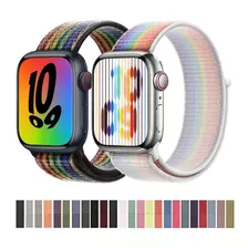 Pulseira Para Apple Watch Nylon Loop Esportiva 40 41 44 45mm