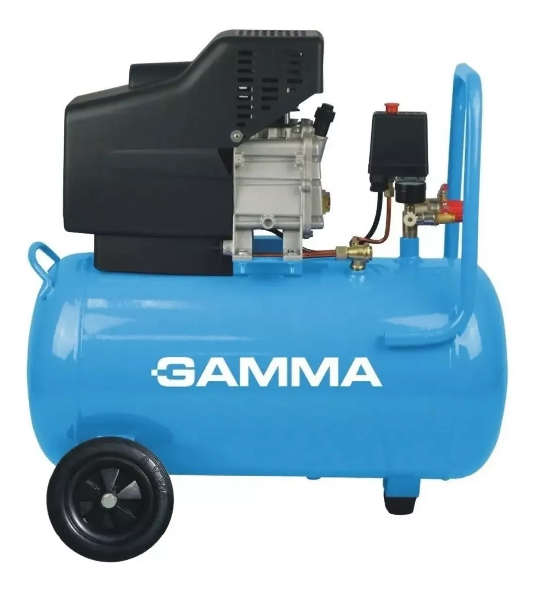Compresor De Aire Eléctrico Portátil Gamma Máquinas G2850ar Monofásico Celeste 220v 50hz