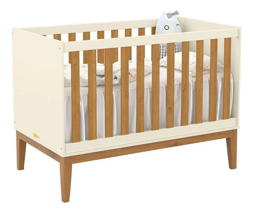 Berço Americano Unique Off White Freijó Eco Wood - Matic Off White