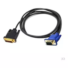 Dual Link Dvi-i Dvi A Vga Adaptador De Video D-sub