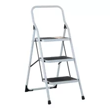 Escalera Truper Tubular Plegable, 150 Kilos 3 Peldaños 