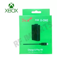 Bateria Recarregável Xbox One P Controle Sem Fio C/ Cabo Usb