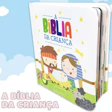 A Bíblia Da Criança Capa Dura 0 A 8 Anos Livro Infantil Histórias Da Bíblia Almofadado Folhas Duras Premium