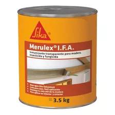 Inmunizante Para Madera Merulex I.f.a *3,5 Kilos