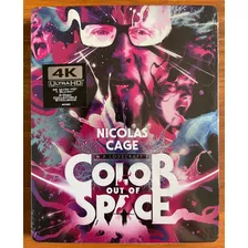 4k + Bluray Steelbook A Cor Que Caiu Do Espaço Nicolas Cage