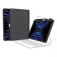 Funda Con Teclado Switcheasy Para iPad Pro 12.9 2022 Carbon