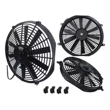 Eletro Ventilador Ventoinha Uni 14 Polegadas 12 Volts Retas